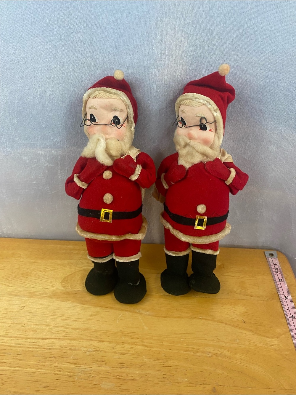 Vintage 1960s Dream Dolls Santa Claus Set by R. Dakin & Company